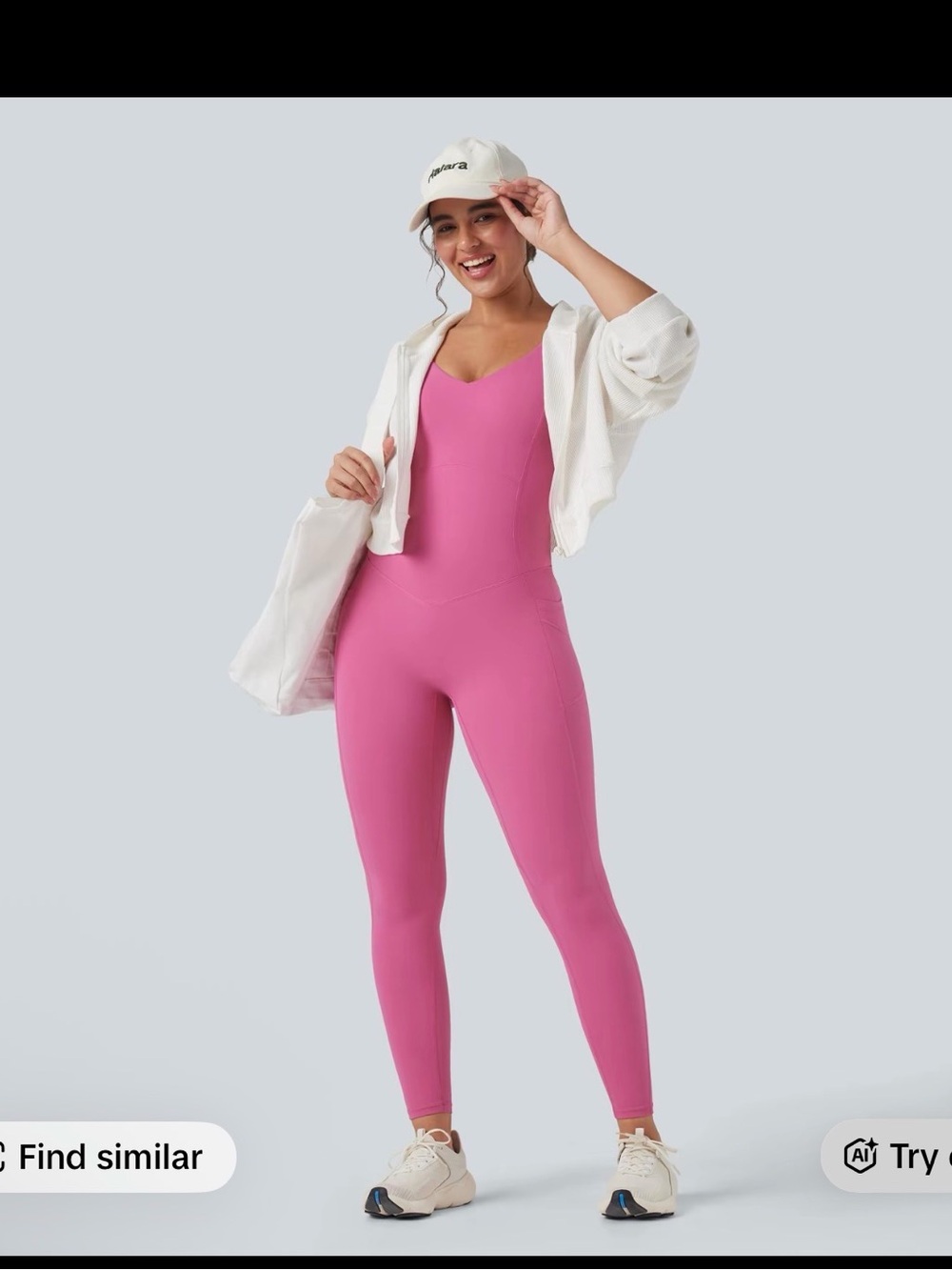 HALARA Ultra sculpt Jumpsuit - BLACK SMALL 4-6 - Picture 2 of 4